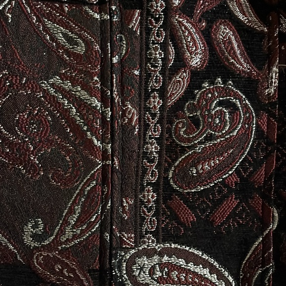 Carpet bag material jacket metallic textured - Picture 2 of 5